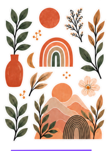 Adesivo diversos Cartela 10x13,85cm