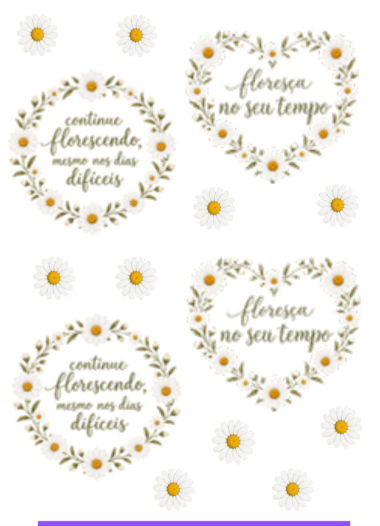 Adesivo frases  Cartela 10x13,85cm
